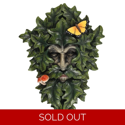 Leafy Green Man Wall Plaque